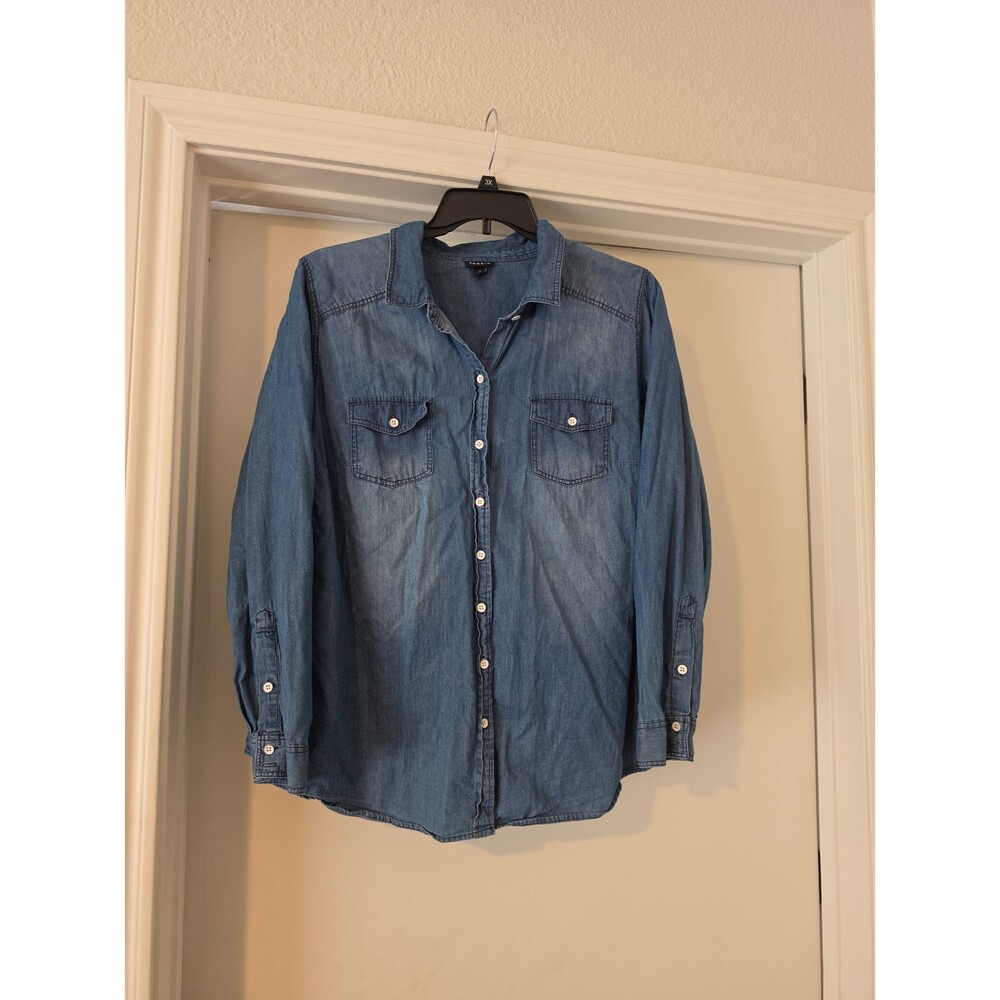 NWOT Torrid Denim Shirt Sz 2